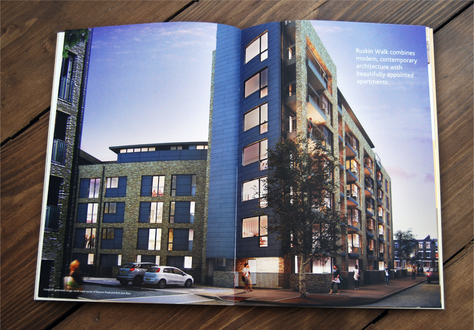 Ruskin Walk Property Marketing Brochure Spread