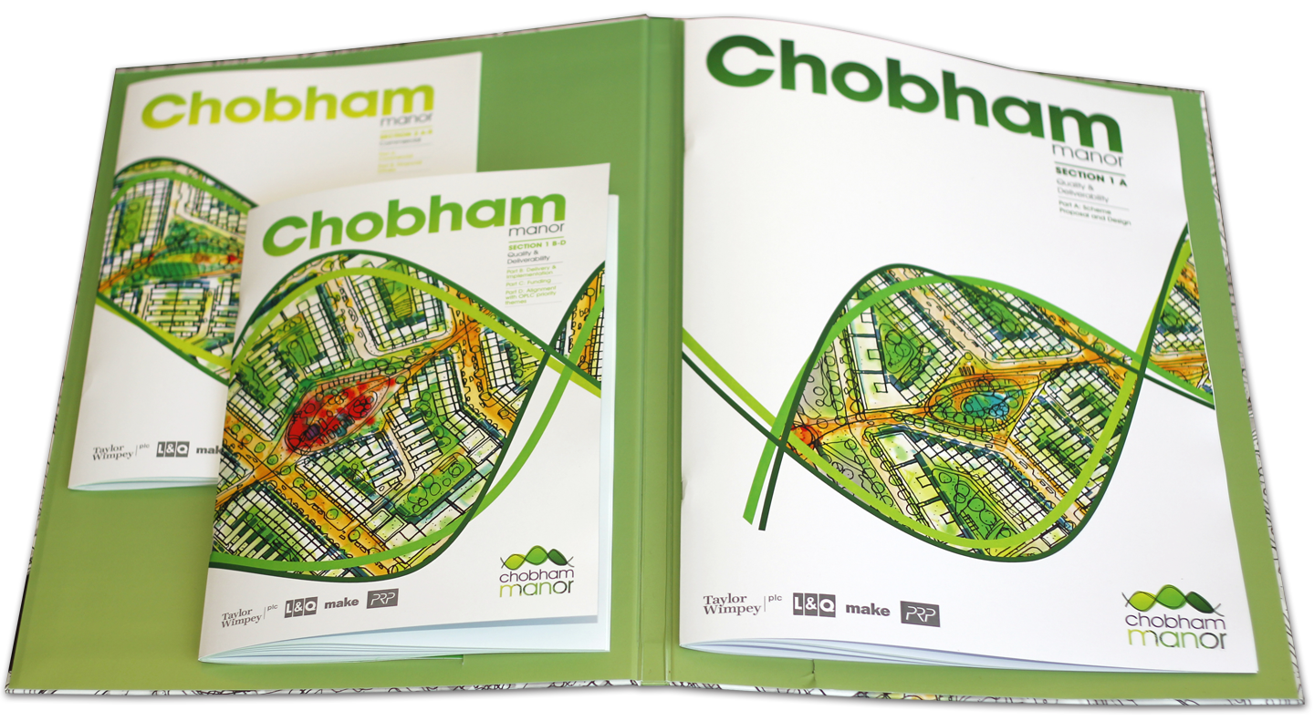 Chobham Manor Property Tender covers and folder