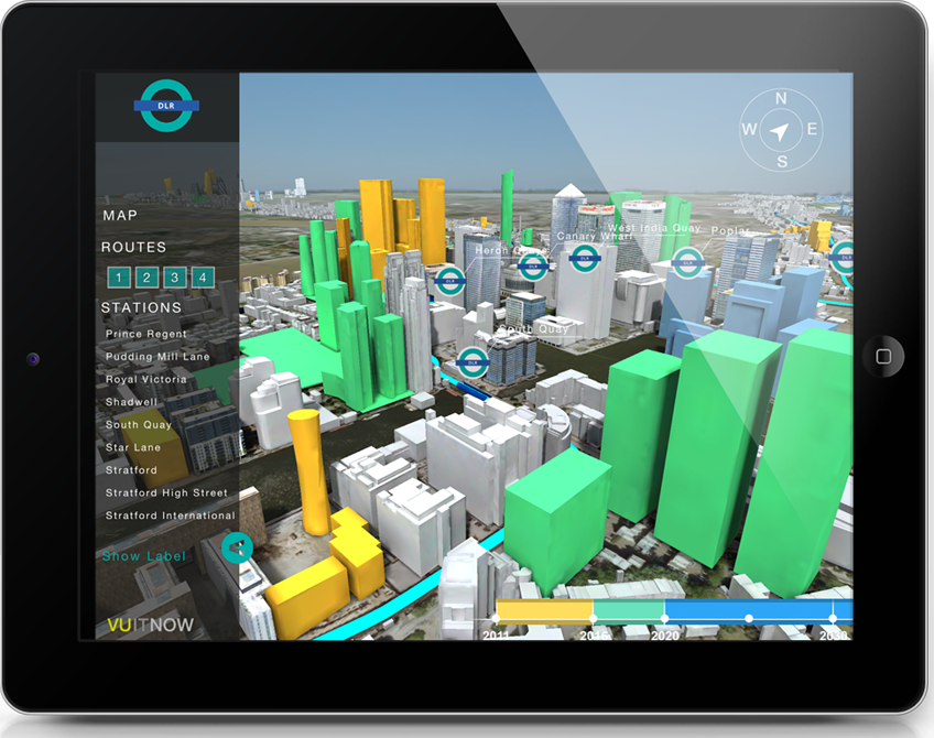 Virtual infrastructure tool projecting increased traffic for the DLR network