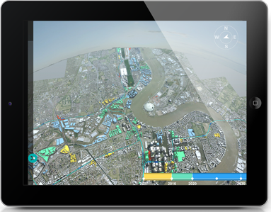 Virtual infrastructure tool projecting increased traffic for the DLR network