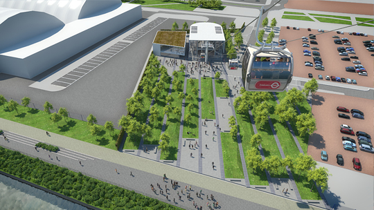 Emirates Cable Car still - London