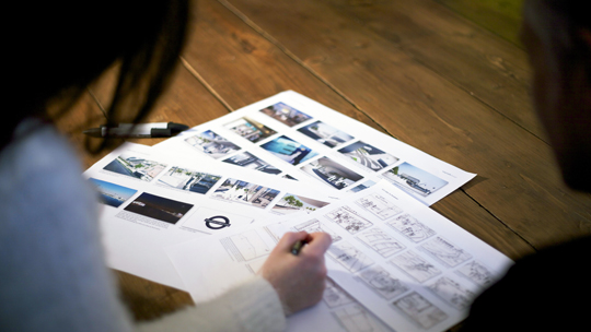 Emirates Cable Car storyboard and planning