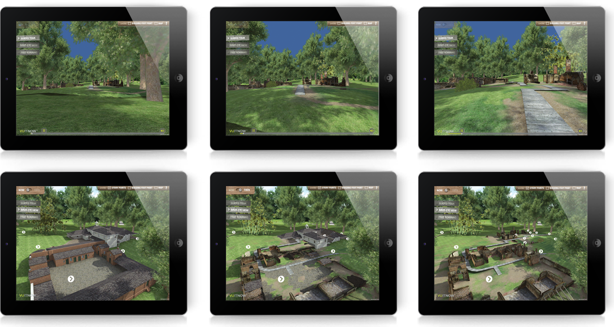 Innes Ruins Australia - Virtual Tourism Tour view from iPad