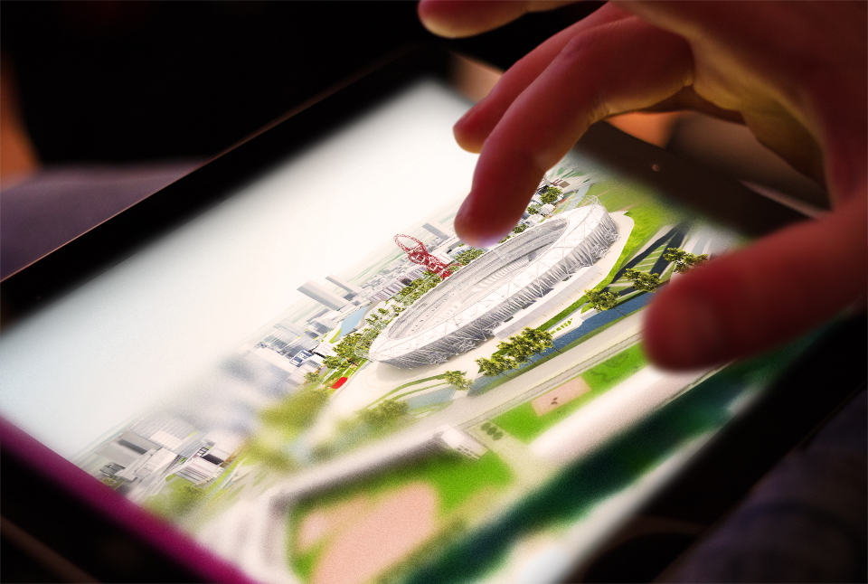Queen Elizabeth Olympic Park Interactive app to show redevelopment of the area