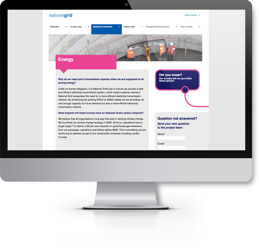 London Power Tunnels Consultation Website