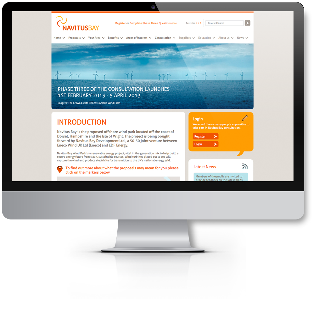 Navitus Bay Wind Park Consultation Website