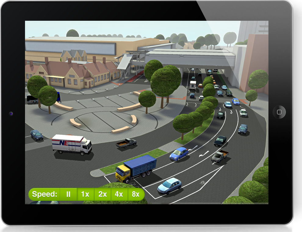 Southend traffic simulation using VISIM