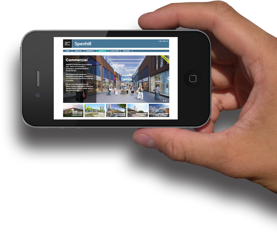 Spenhill Property Sales Mobile Website