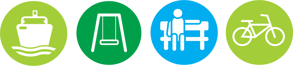 Strand East Branding iconography