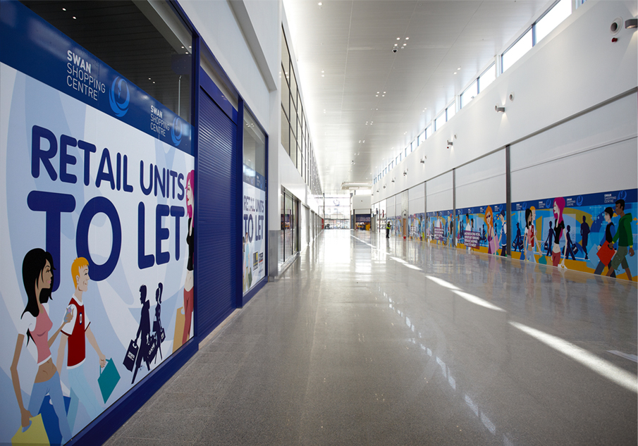 Swan Centre Construction Hoardings