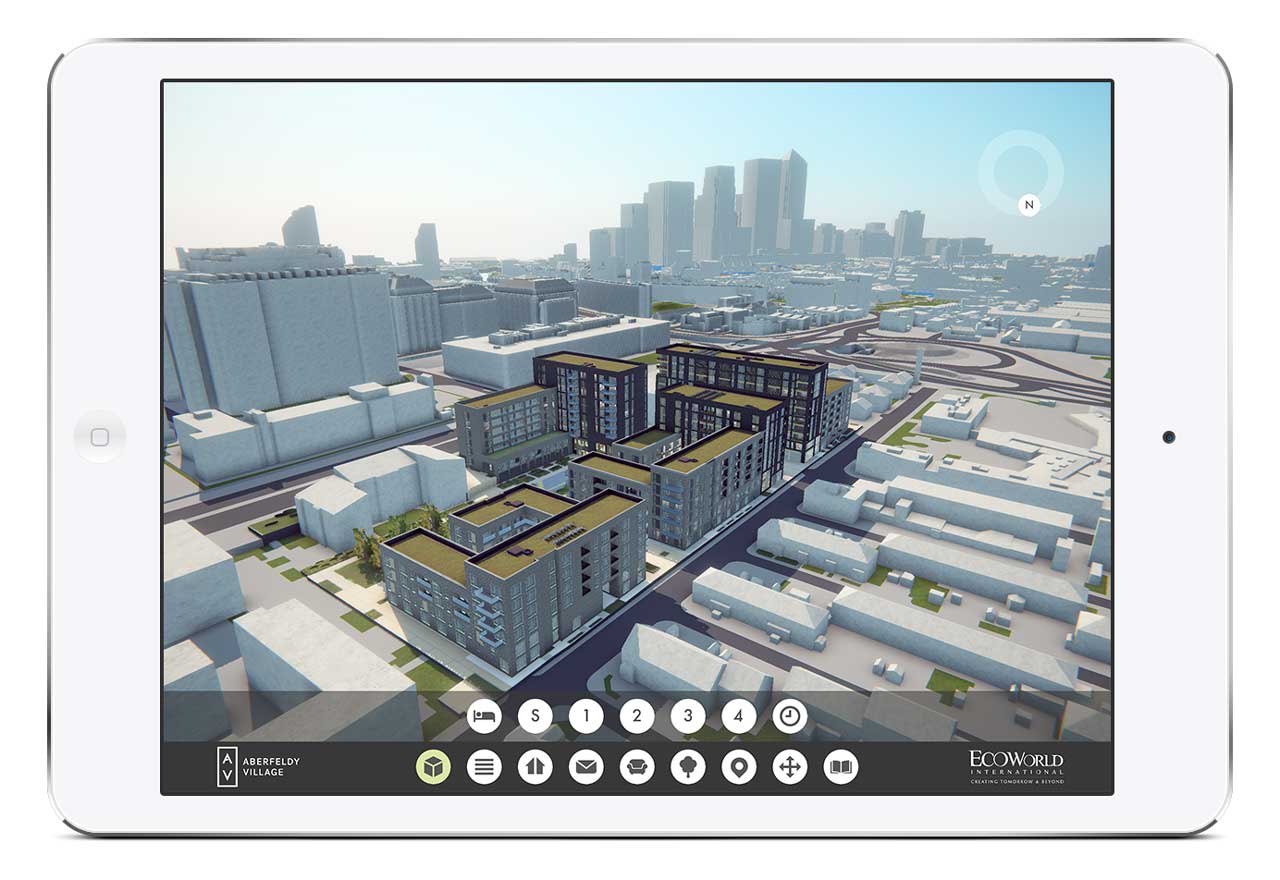 Eco World’s Aberfeldy Village Interactive Residential iPad App